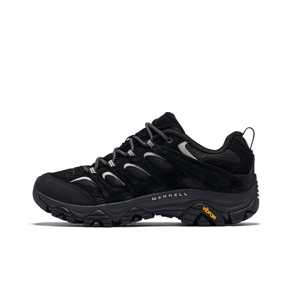 Merrell Shoes Moab 3 - MERRELL MOAB 3 รองเท้าปีนเขาแบบหุ้มข้อต่ำสำหรับผู้ชาย สีดำเข้ม รุ่น