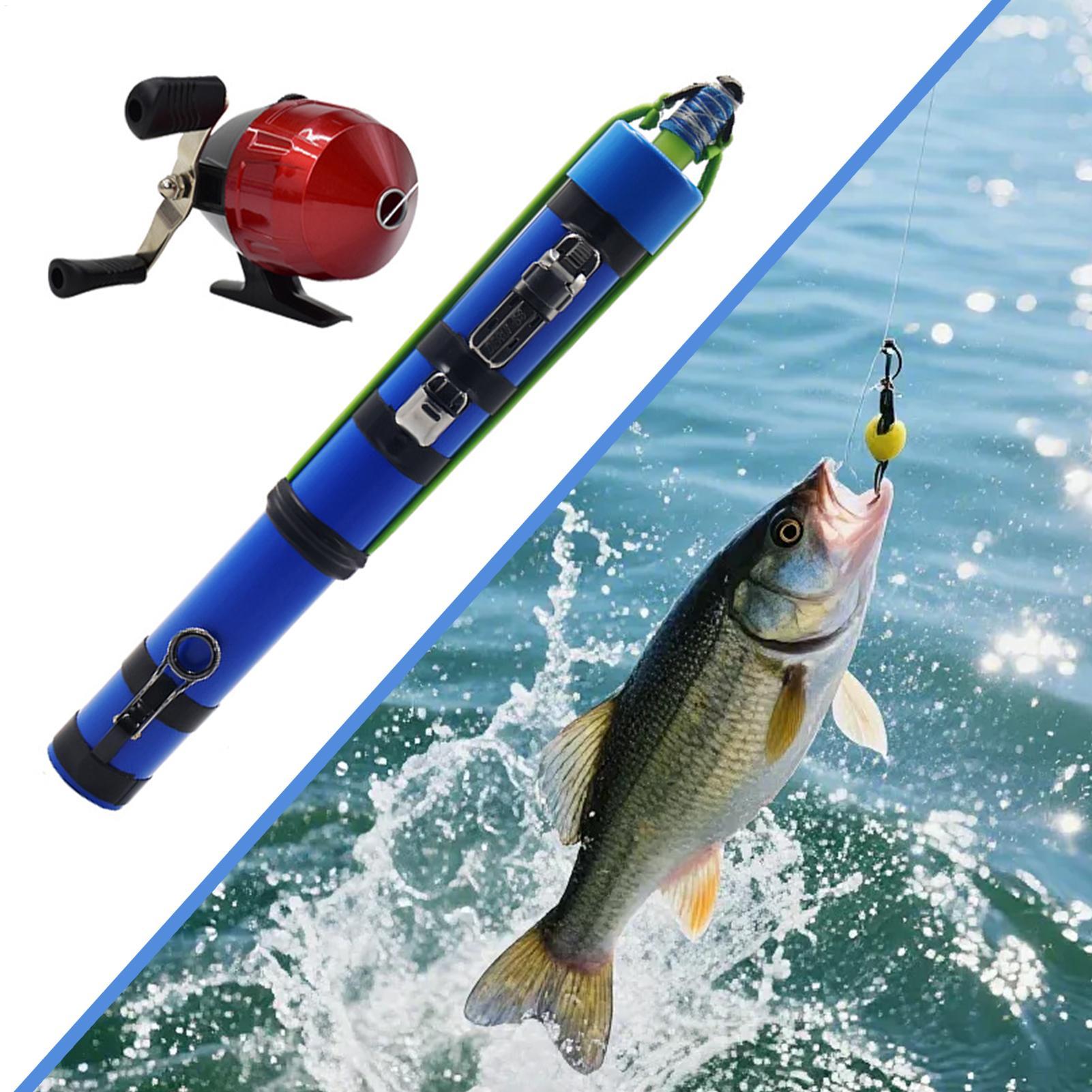 Fishing Kit Compact - คันเบ็ดแบบหนังสติ๊ก ดีไซน์กะทัดรัด พร้อมรอก คันยิงปลา สำหรับการเดินทาง ตกปลาแบส