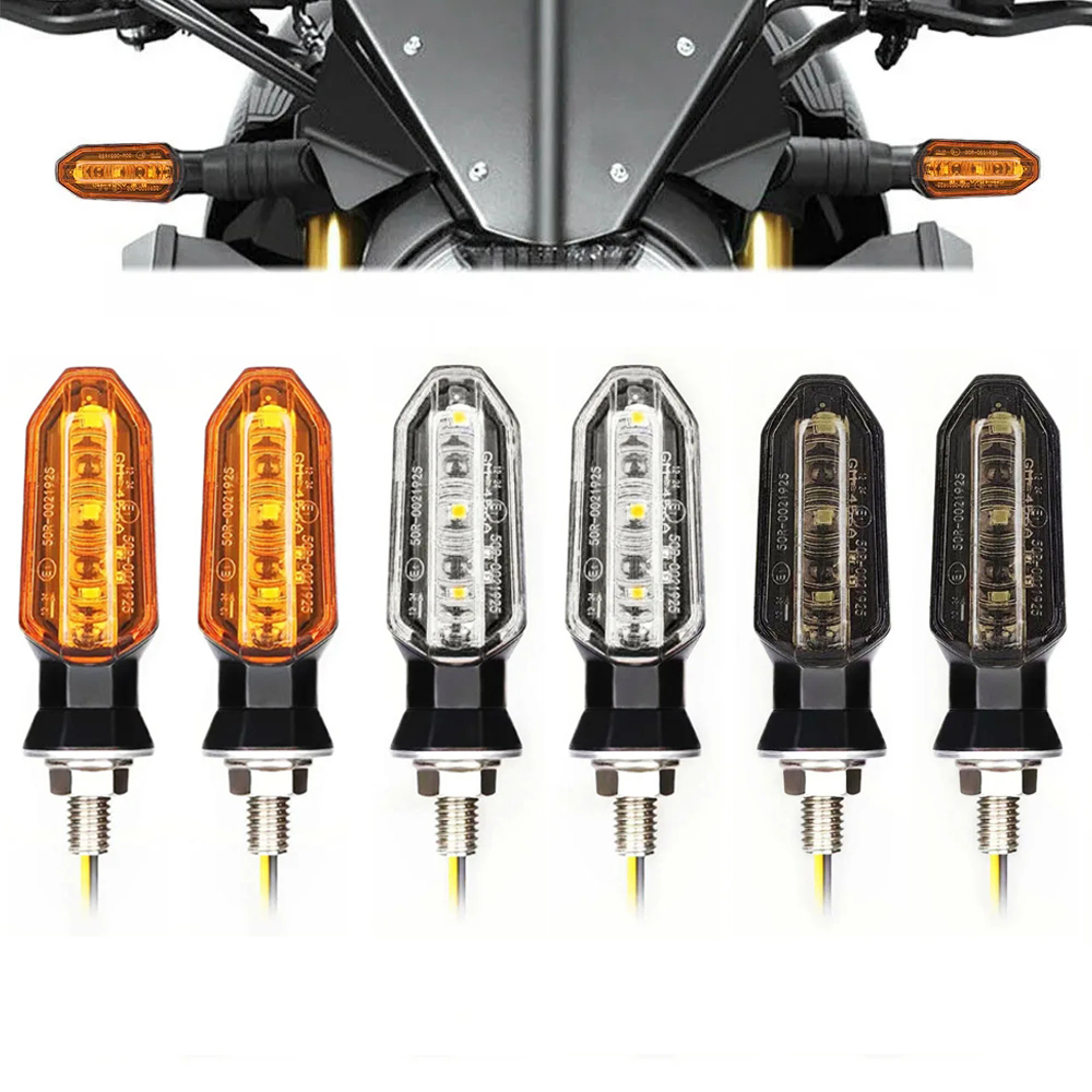 Sos Light Strobe - 2/4 PCS 8mm Mini รถจักรยานยนต์ไฟเลี้ยว LED
