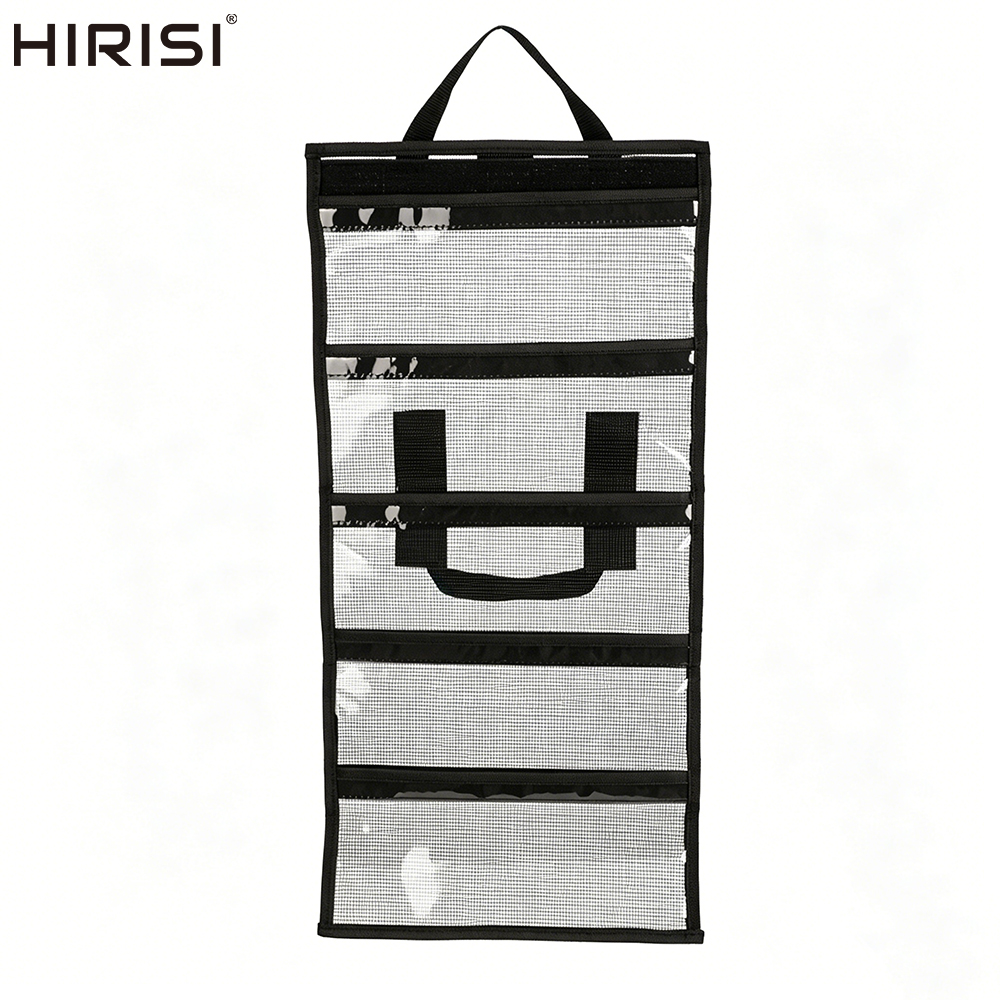Fishing Kit Compact - กระเป๋าใส่เหยื่อตกปลา PVC ยี่ห้อ Hirisi แบบพับได้ กระเป๋าอุปกรณ์ตกปลาขนาดใหญ่
