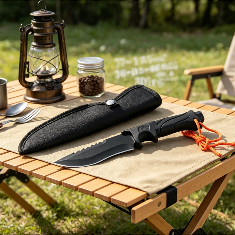 มีดพกพาอเนกประสงค์สำหรับแคมป์ป - Bushcraft Knife Fixed บทวิจารณ์และราคา