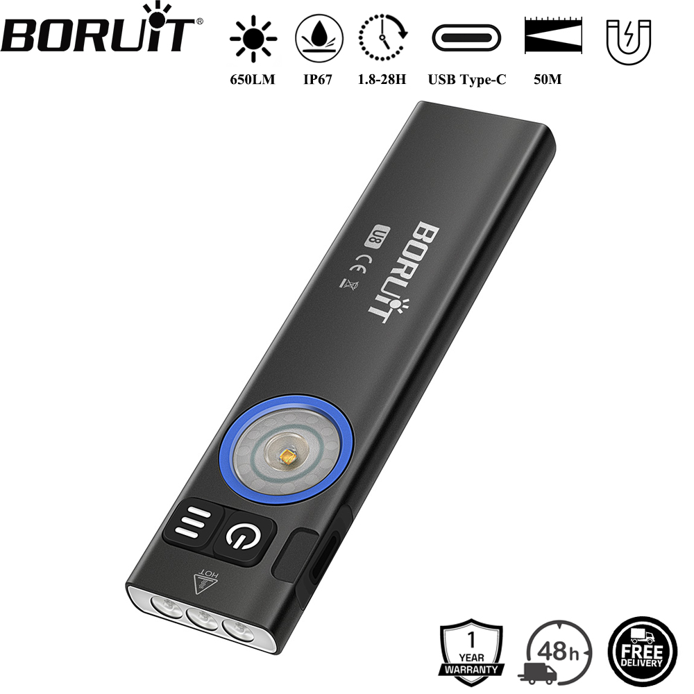 ไฟฉาย LED BORUiT U8 650LM EDC  - Fishing Kit Compact บทวิจารณ์และราคา