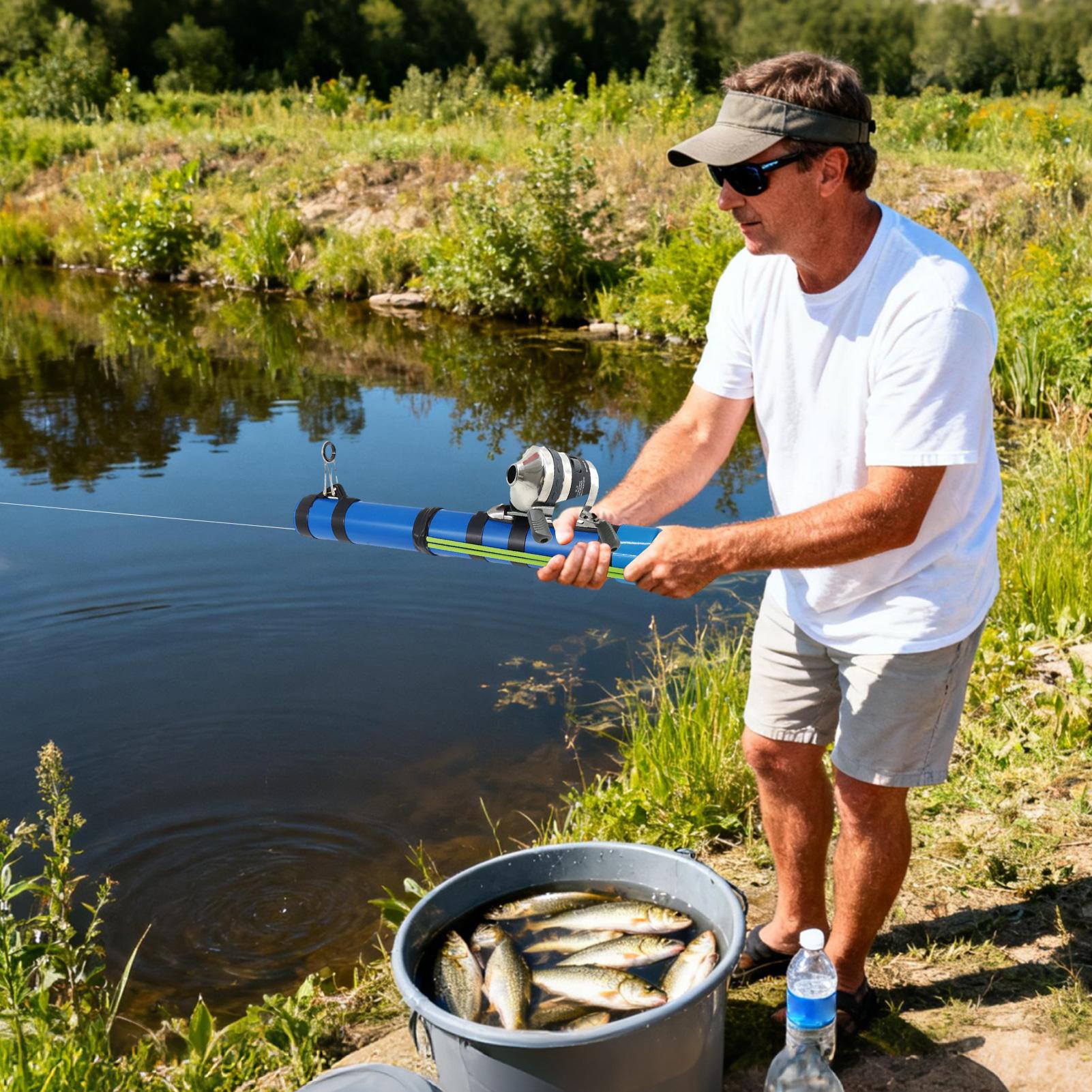 คันเบ็ดแบบหนังสติ๊ก ดีไซน์กะทั - Fishing Kit Compact บทวิจารณ์และราคา
