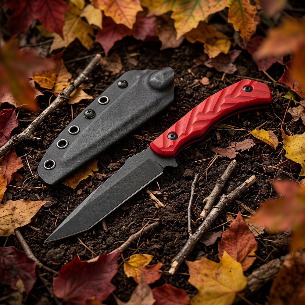 มีดล่าสัตว์ใบมีดตายตัว ด้ามจับ - Bushcraft Knife Fixed บทวิจารณ์และราคา