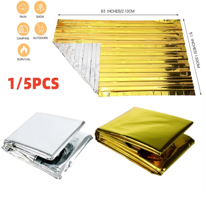 ผ้าห่มฉุกเฉินไมลาร์ฟอยล์แบบทนท - Survival Blanket Reflective บทวิจารณ์และราคา