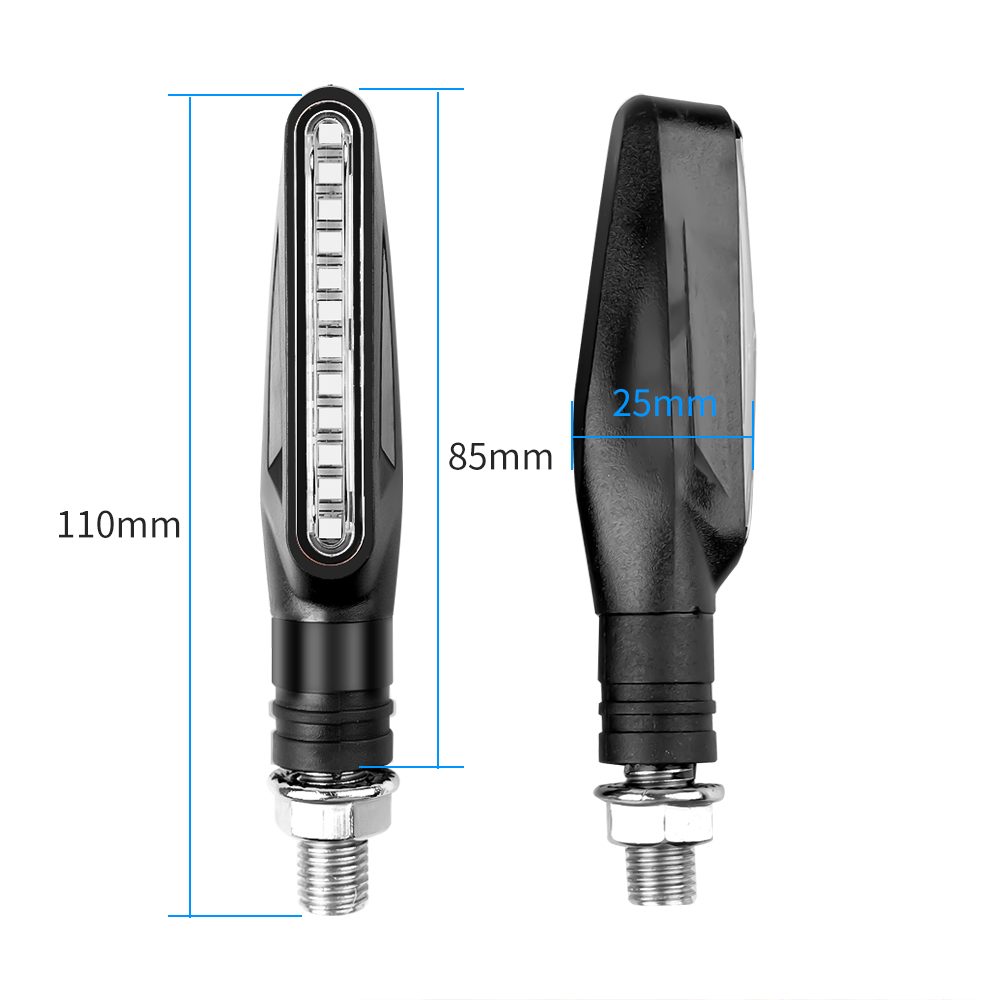 ไฟเลี้ยวรถจักรยานยนต์ LED 2 ชิ - Sos Light Strobe บทวิจารณ์และราคา
