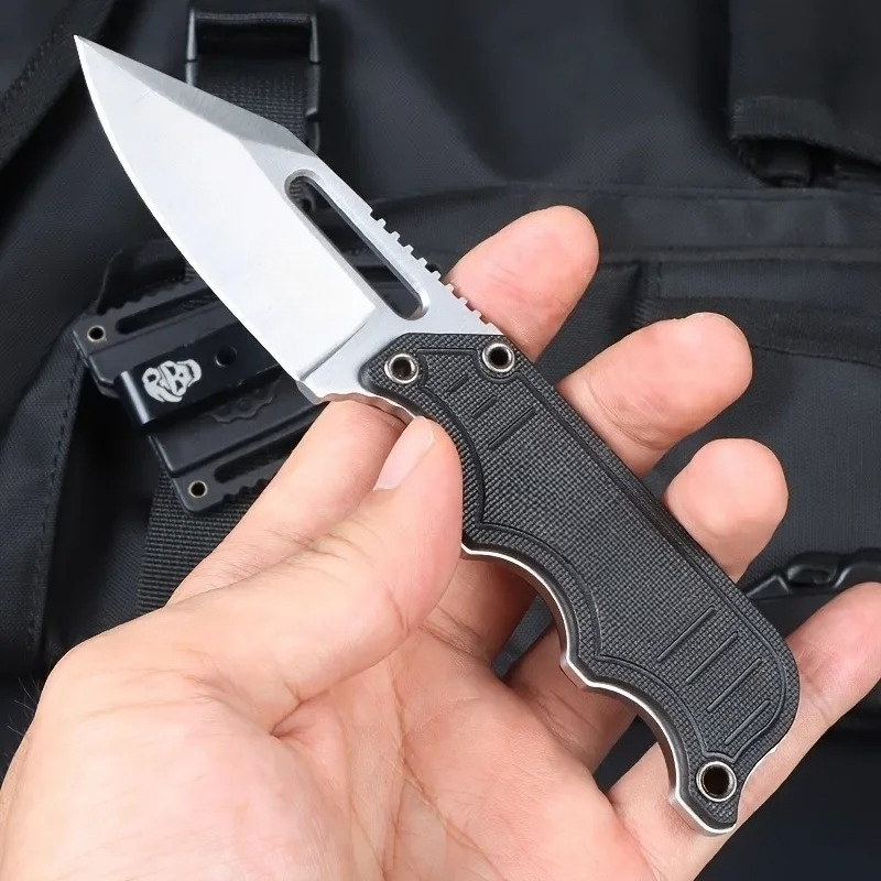 มีดใบตายขนาดเล็ก ด้ามจับ G10 ใ - Bushcraft Knife Fixed บทวิจารณ์และราคา