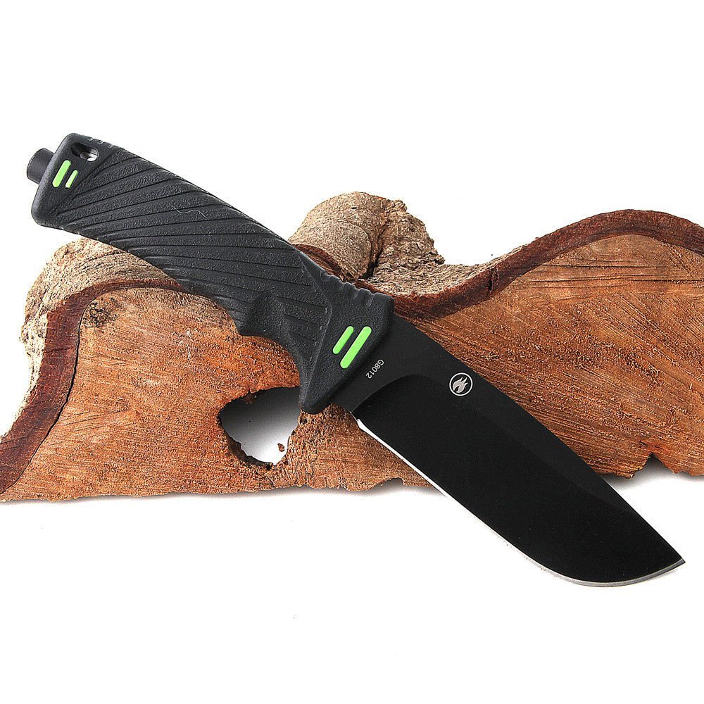 แกนโซ G8012 มีดใบมีดคงที่การเอ - Bushcraft Knife Fixed บทวิจารณ์และราคา