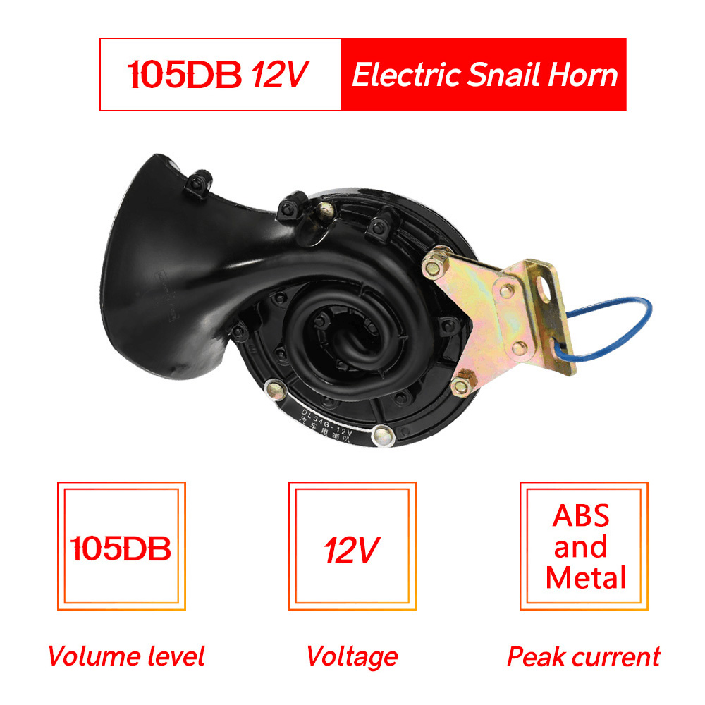 105dB แตรลมแตรหอยโข่งไฟฟ้า12V/ - Emergency Whistle Loud บทวิจารณ์และราคา