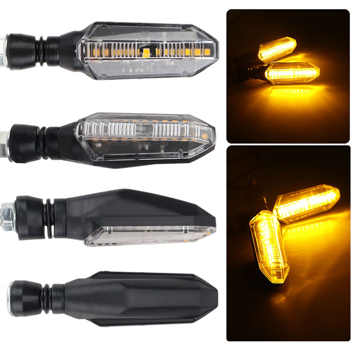 ไฟเลี้ยวรถจักรยานยนต์แบบ LED 2 - Sos Light Strobe บทวิจารณ์และราคา