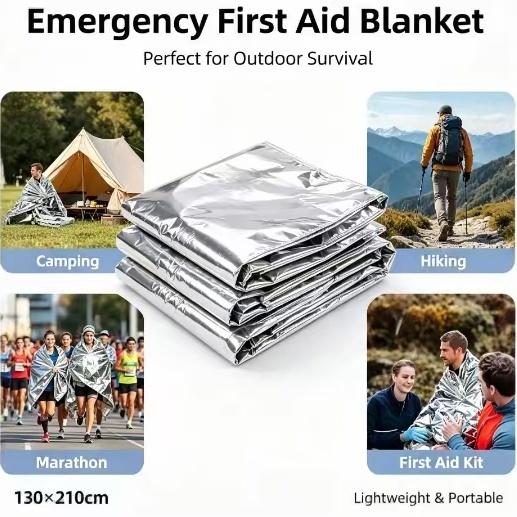 ผ้าห่มฉุกเฉินกันความร้อนไมลาร์ - Emergency Mylar Tent บทวิจารณ์และราคา