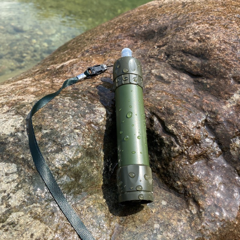หลอดกรองน้ำฉุกเฉิน 2 ชิ้น อุปก - Water Purification Straw บทวิจารณ์และราคา